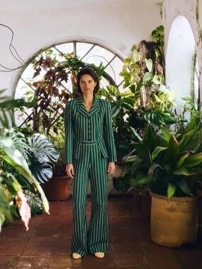 Maria Delaorden Green Suit